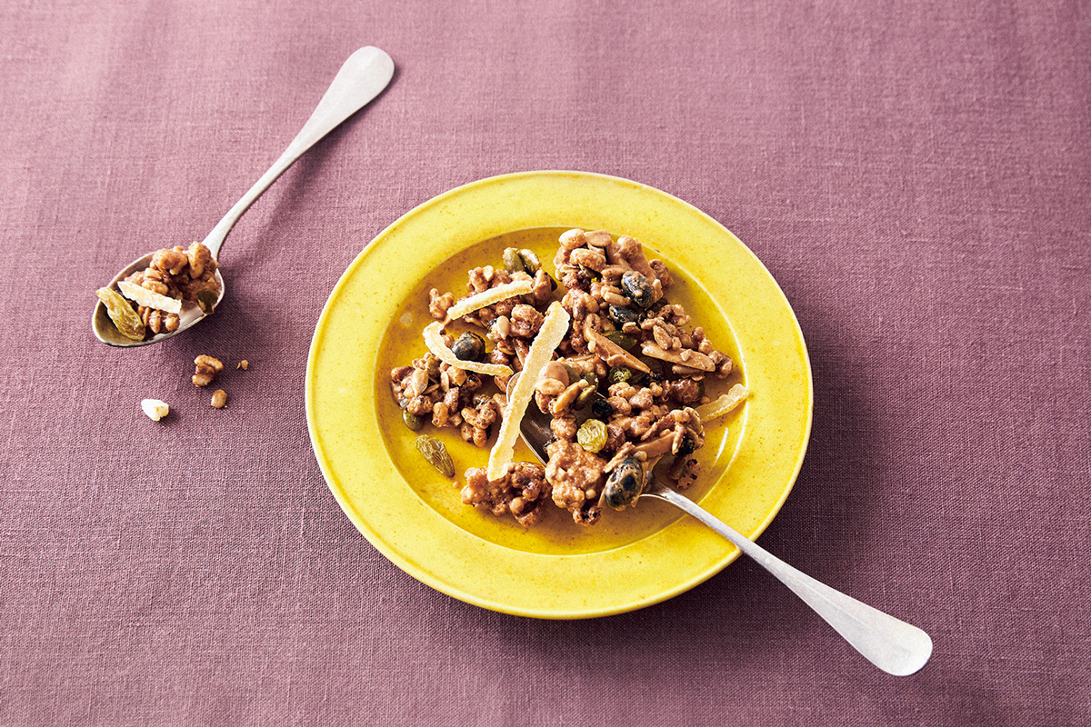 〈やなぎのにわ京菓子店〉の「京おこしグラノーラ 季ノヲト」