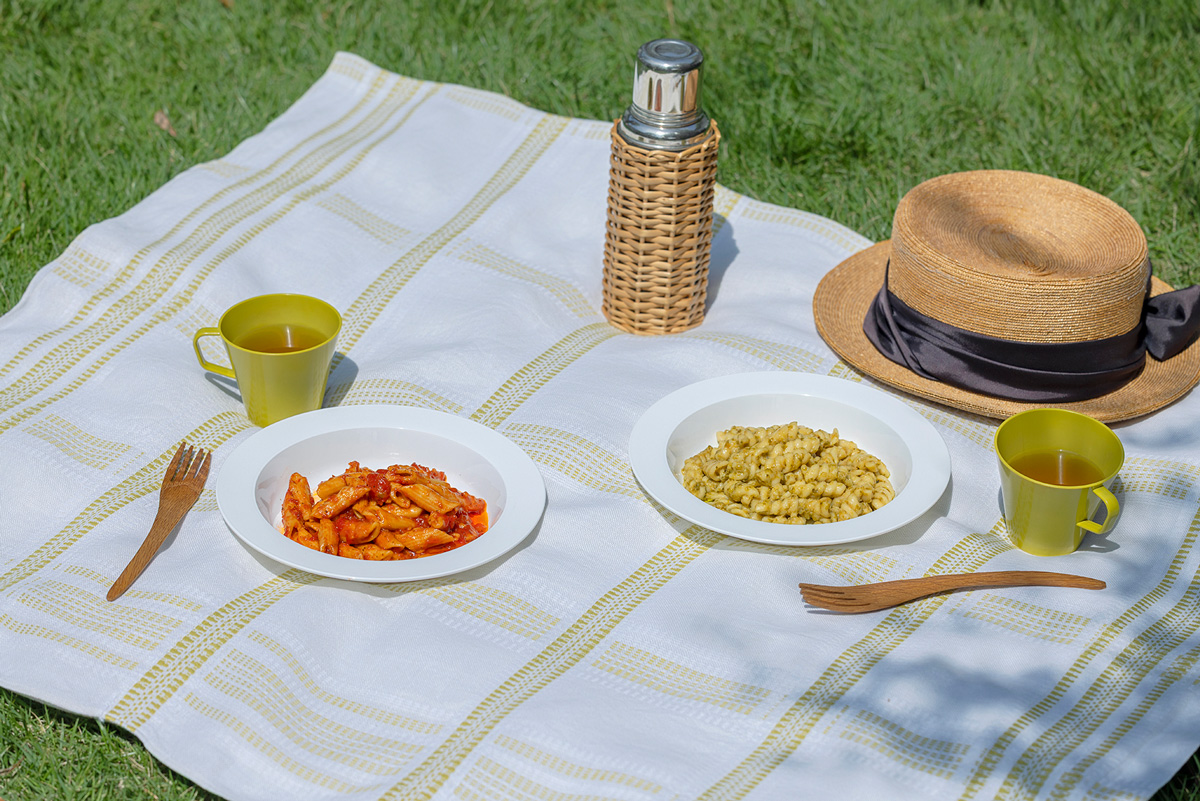 袋から出してすぐ食べられる。絶品防災食「そのままPASTA」。