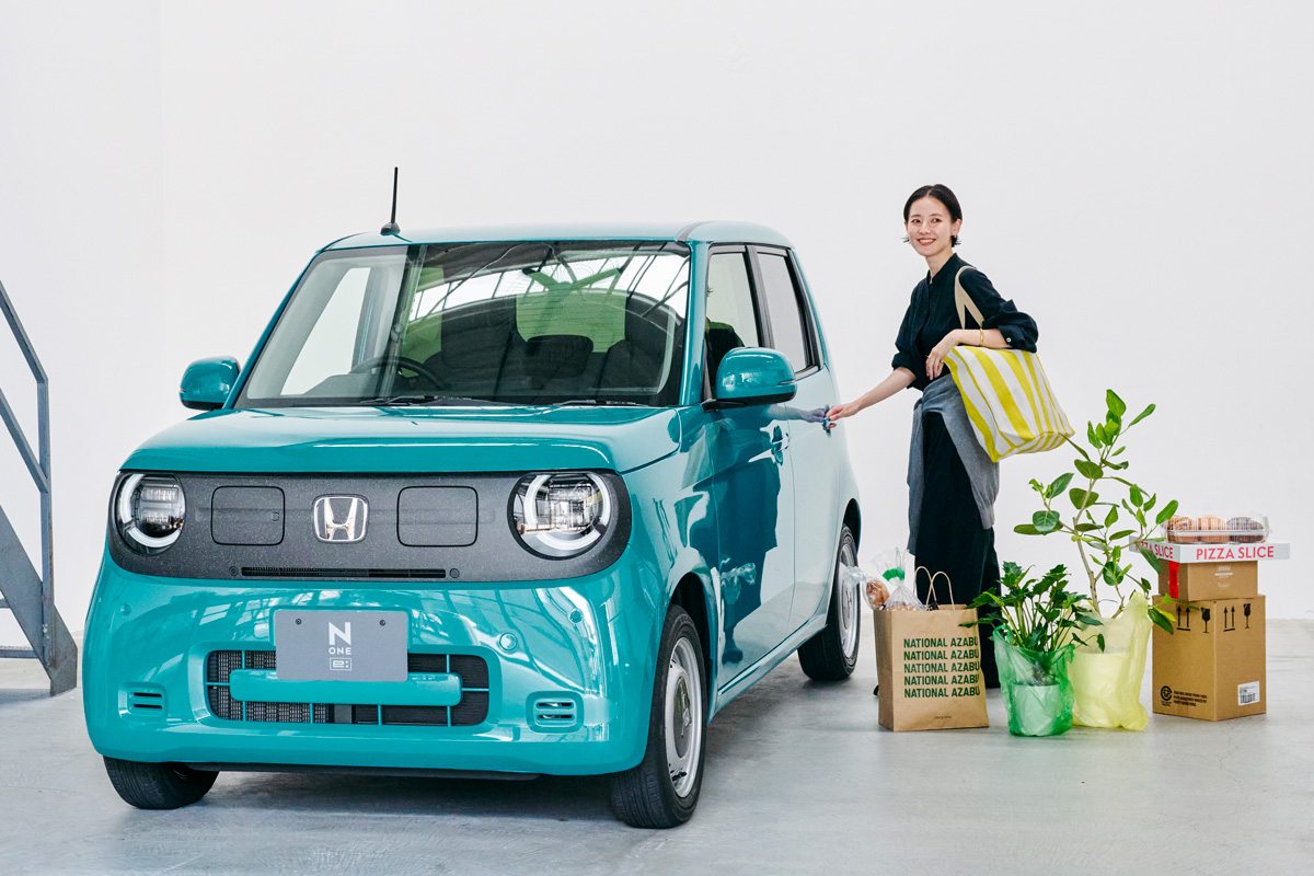 Honda N-ONE e: で毎日の暮らしに軽やかさと心地良さを。