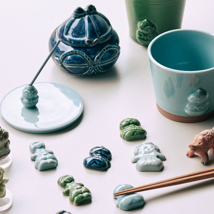 京都の土偶小物の蘇嶐窯