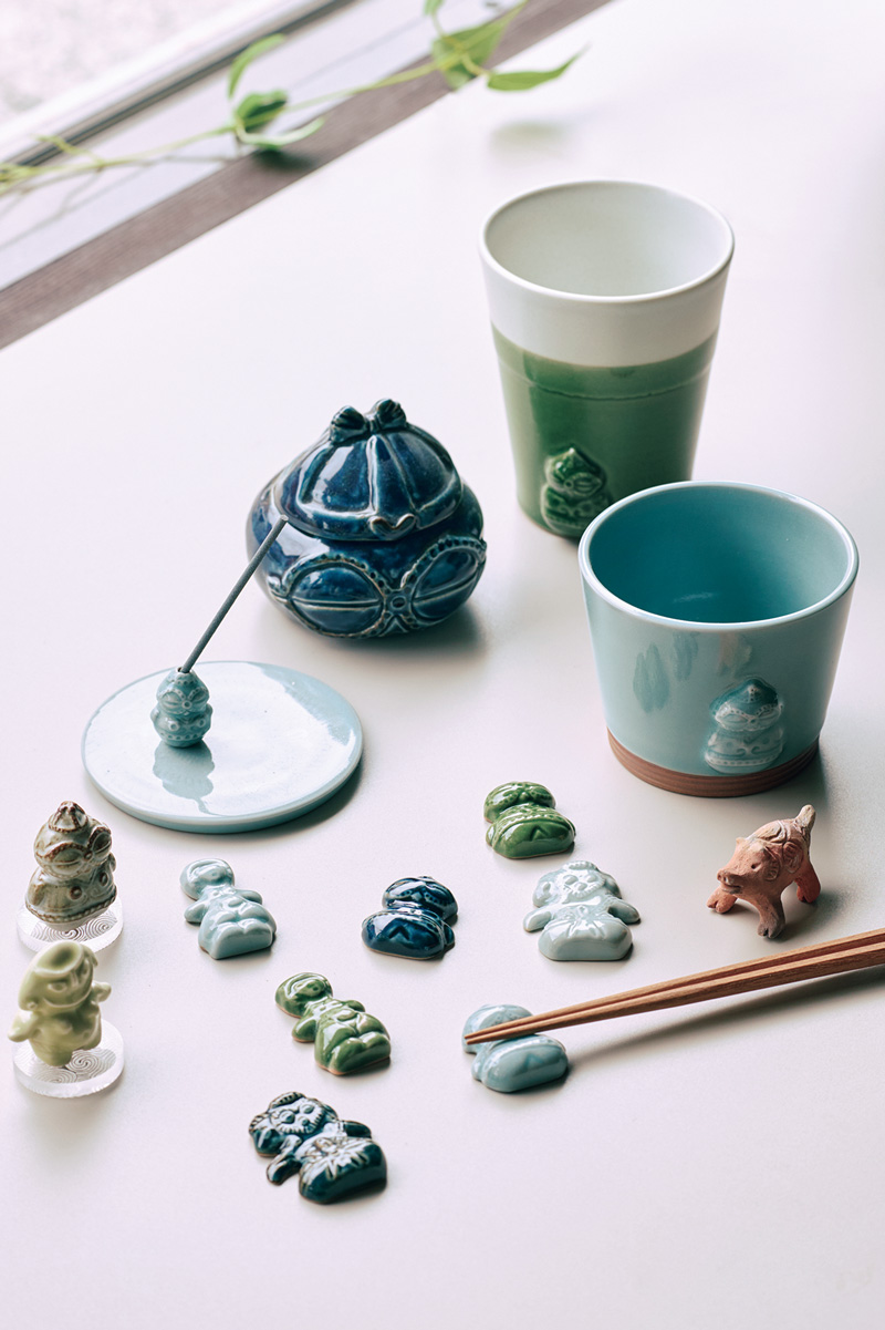 京都の土偶小物の蘇嶐窯