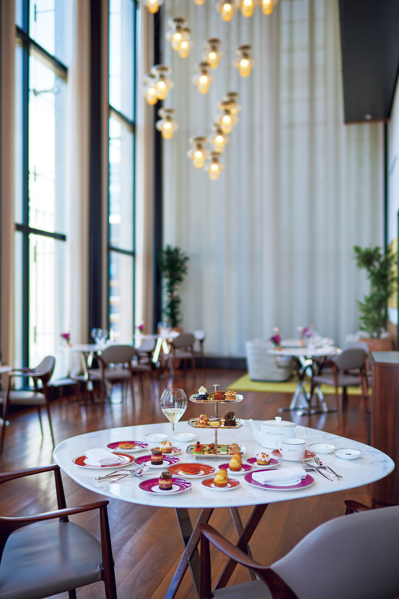 銀ぶらスポット　〈Bvlgari Ginza Dolci〉のアフタヌーンティー