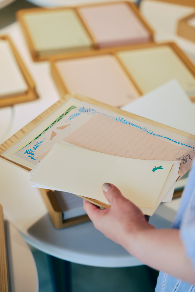 京都鳩居堂のレターバイキング