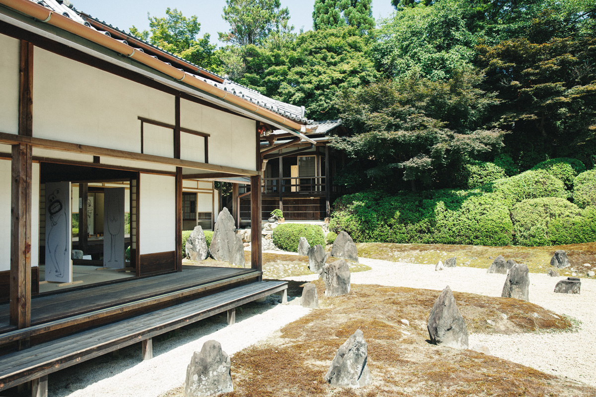 〈東福寺〉敷地内の〈光明院〉でアート体験