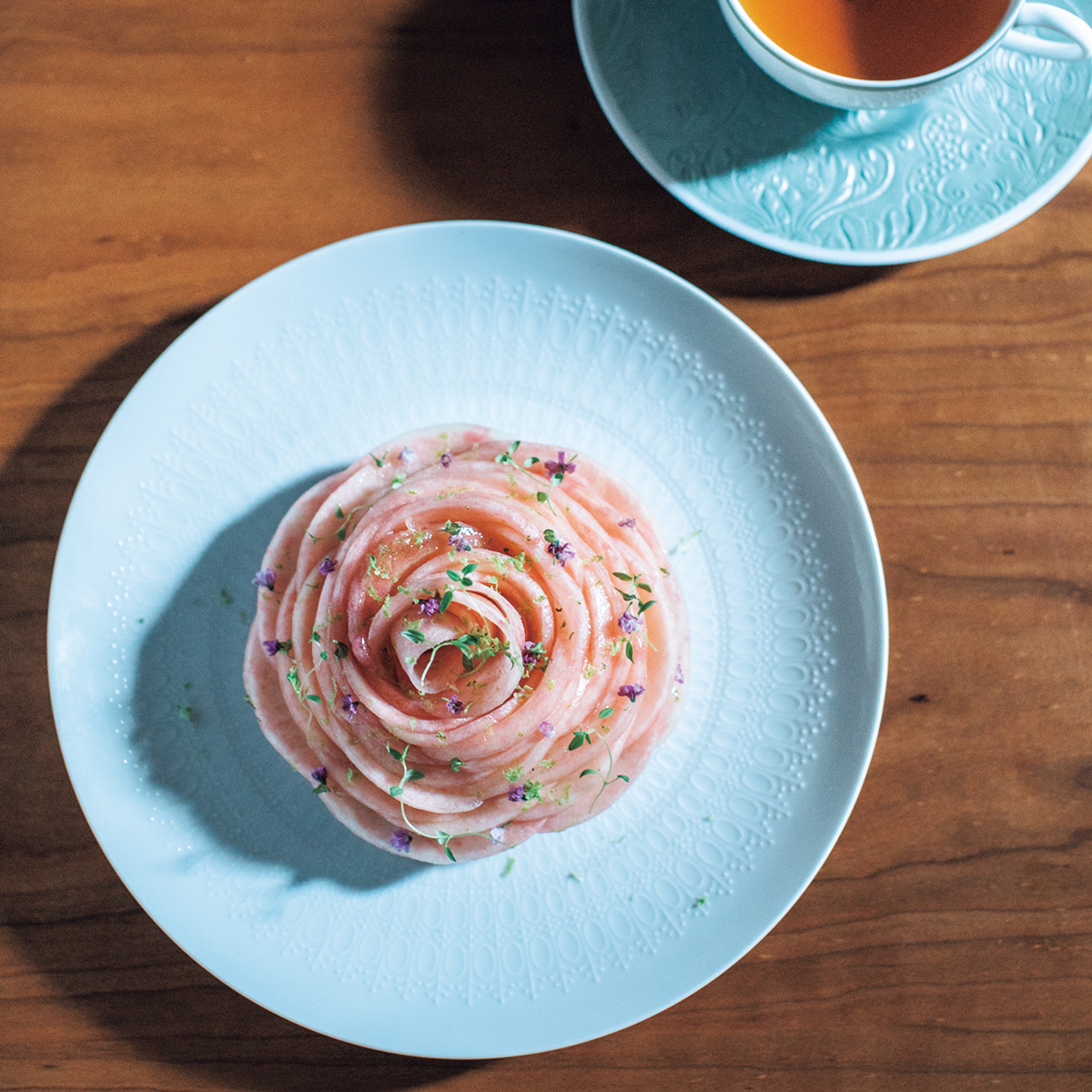 京都のフルーツの個性を伝える、芸術的なフレッシュタルト。〈Harmonika〉