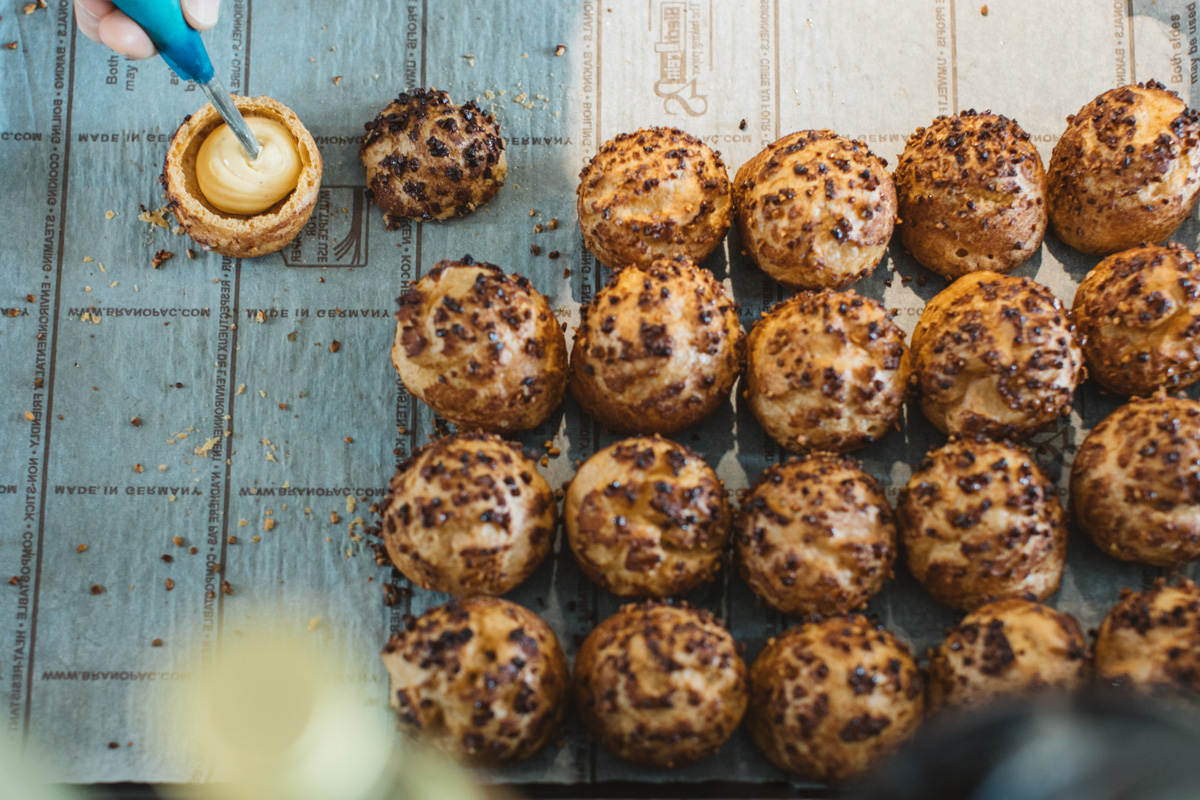 京都の小麦本来の味を最大限に引き出す香ばしさあふれるスイーツの数々。〈Le temps du goût〉