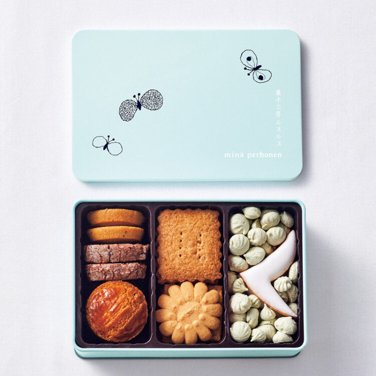 ミナとハナコ編集部コラボのクッキー缶