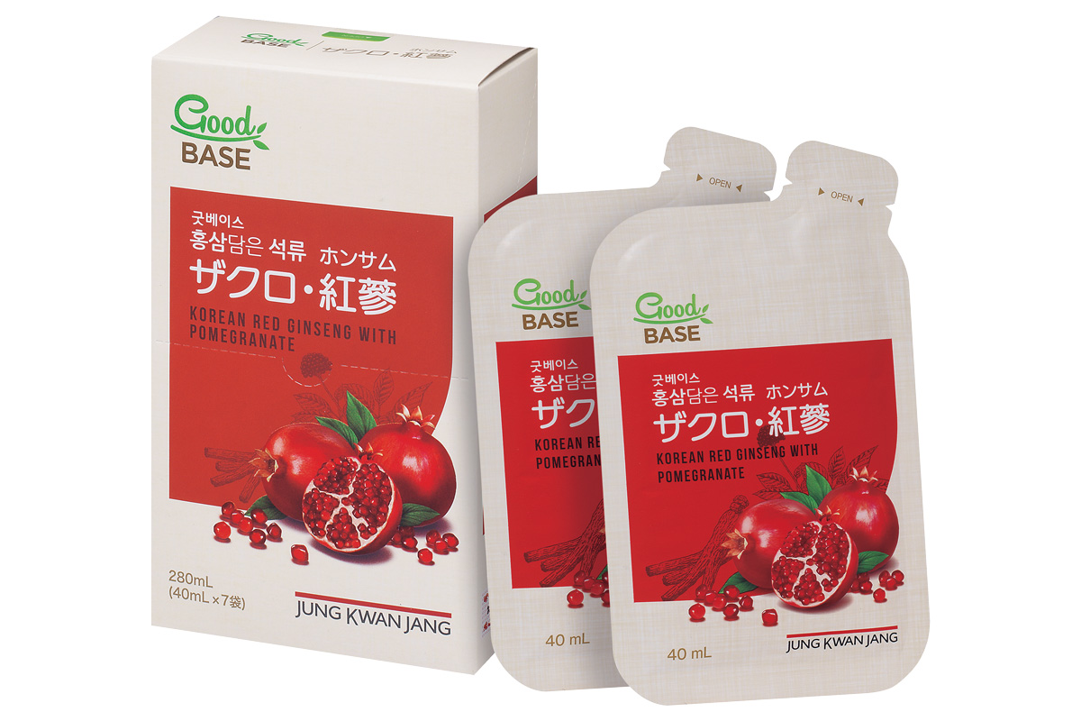 〈正官庄〉の「ザクロ・紅蔘（1箱7袋入り）」