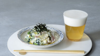 白和え×「一番搾り ホワイトビール」が相性抜群。料理家・長谷川あかりさん考案の晩酌刺身レシピ。