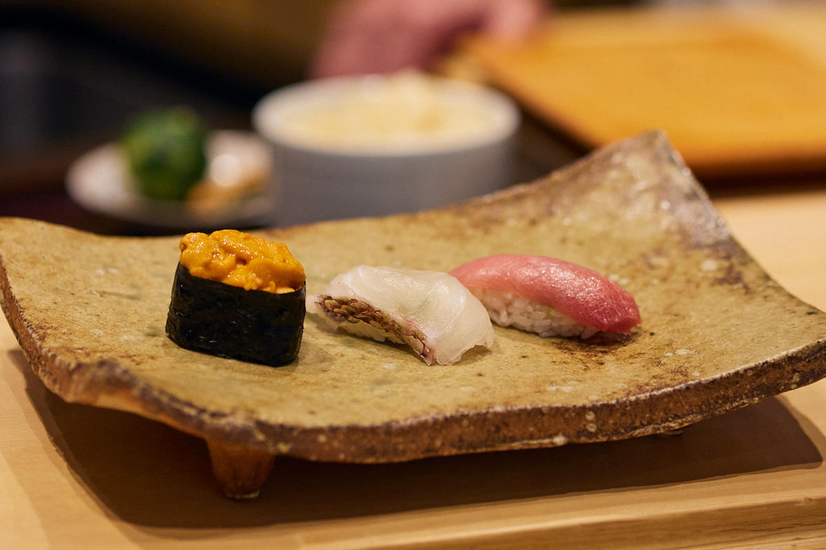 〈銀座久兵衛〉のお寿司