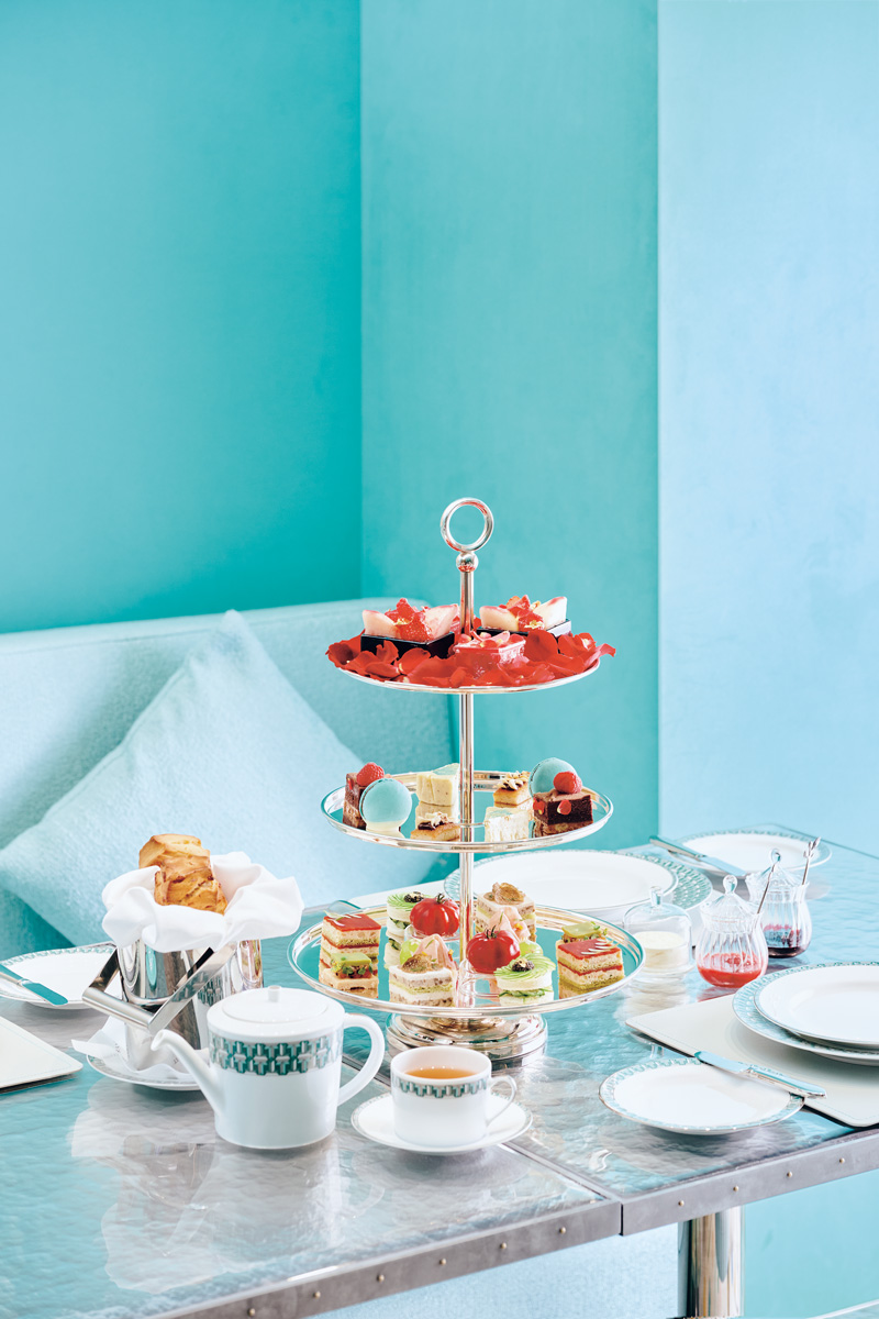 銀座のティファニーカフェのアフタヌーンティー