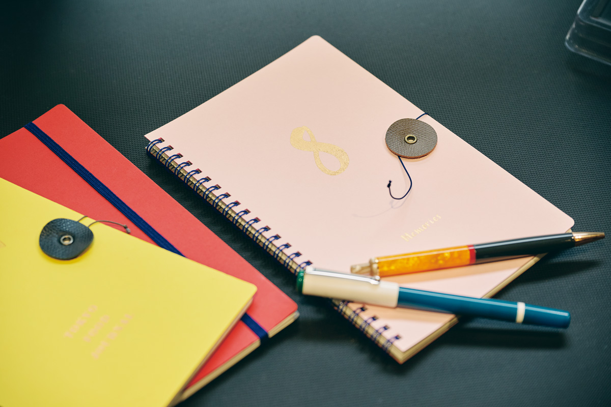 超特急の柏木悠さん　超特急のハルが銀座の伊東屋で作ったノート