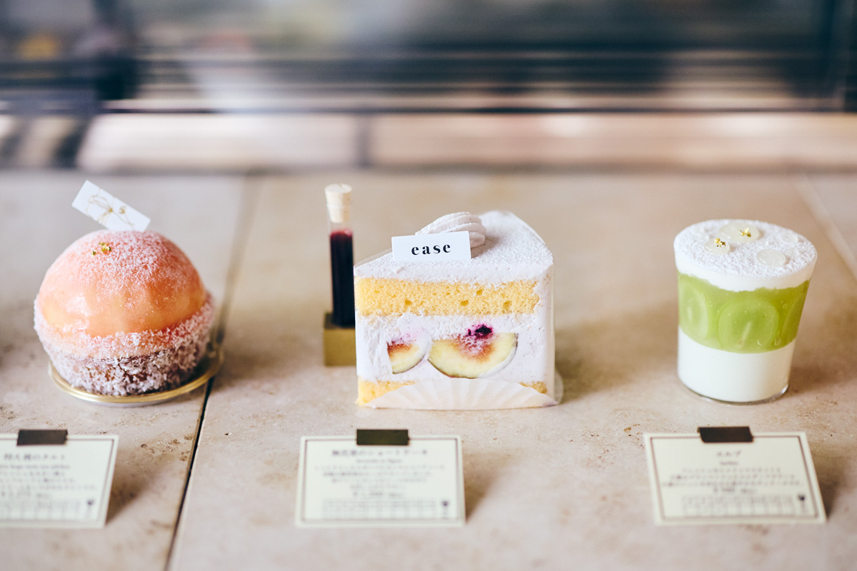 Pâtisserie easeのケーキ