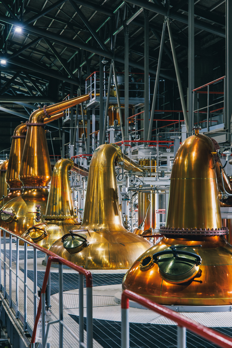 山梨のサントリー白州蒸溜所