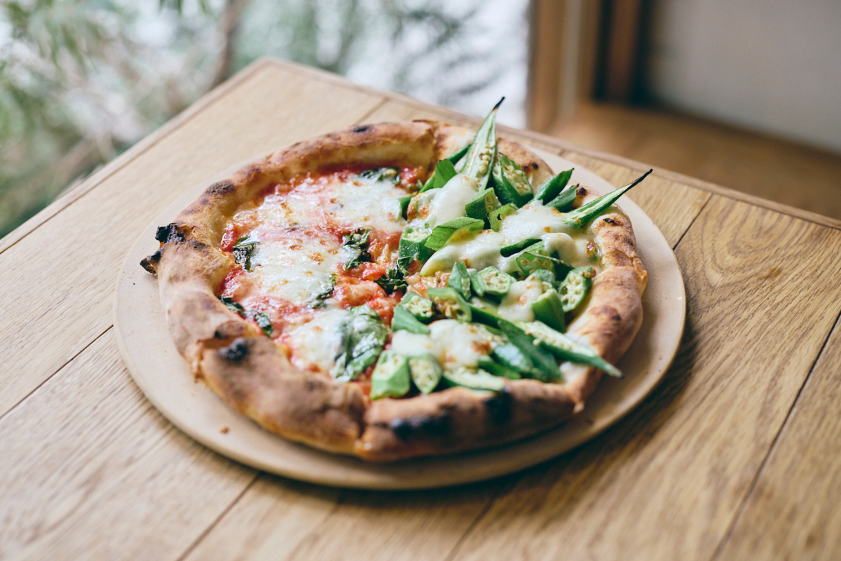 新宿御苑のピザ屋