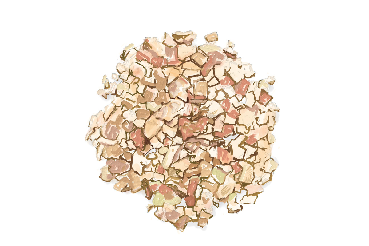 ジンの原料。オリスルート