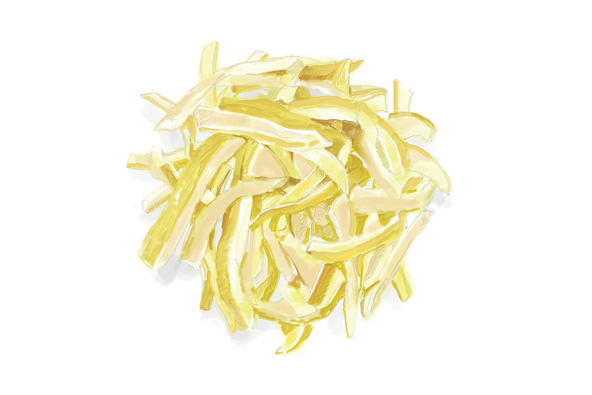 ジンの原料。レモンピール