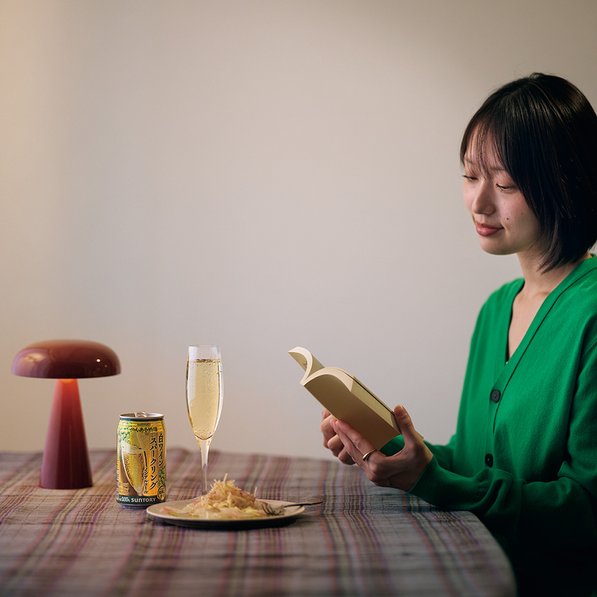 のんある酒場 白ワインスパークリング ノンアルコール×鯛のカルパッチョ風