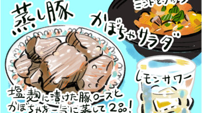 今夜は「レモンサワー」で晩酌！『じゃあ、あんたが作ってみろよ』作者・谷口菜津子の晩酌日記｜DAY1