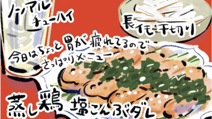 今夜は「ノンアルチューハイ」で晩酌！『じゃあ、あんたが作ってみろよ』作者・谷口菜津子の晩酌日記｜DAY5
