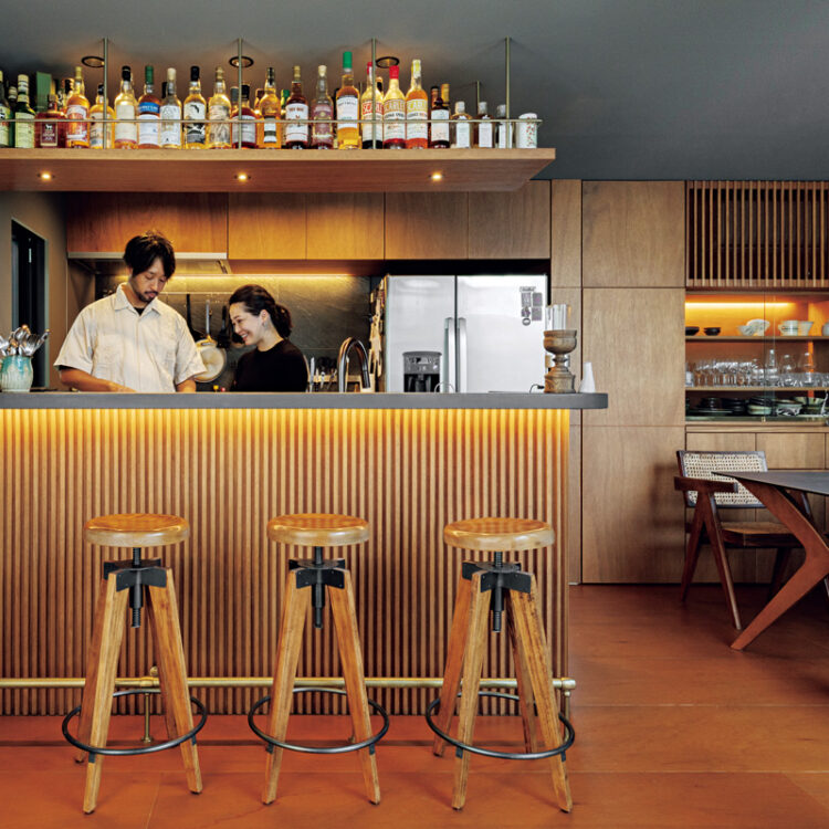 バースペースがあるおしゃれな家