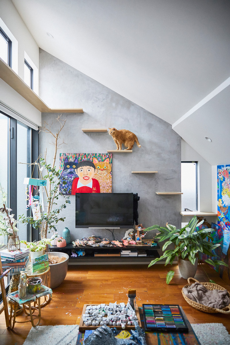 猫がいるおしゃれな生活