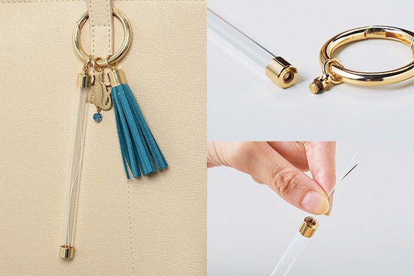 猫のひげケース付きバッグチャーム