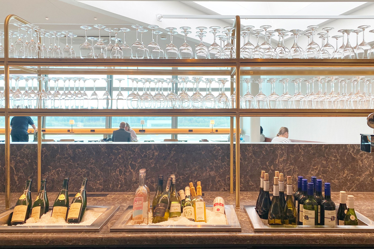 フィンエアーのラウンジ