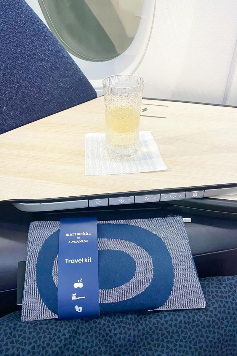 フィンエアーの機内サービス　マリメッコ　イッタラ