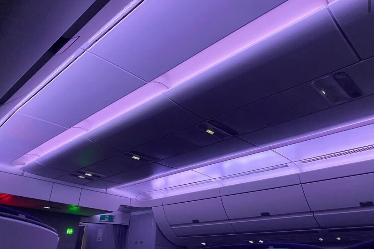 フィンエアーの機内