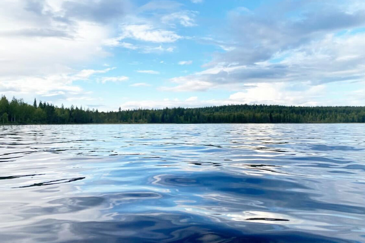 フィンランドの湖