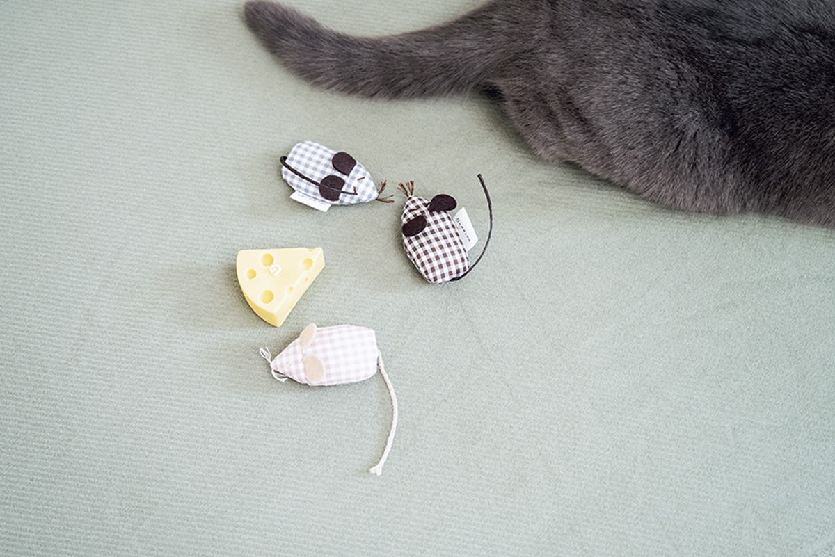 おしゃれな猫グッズ 〈Onddoka〉ねずみのコパンくん