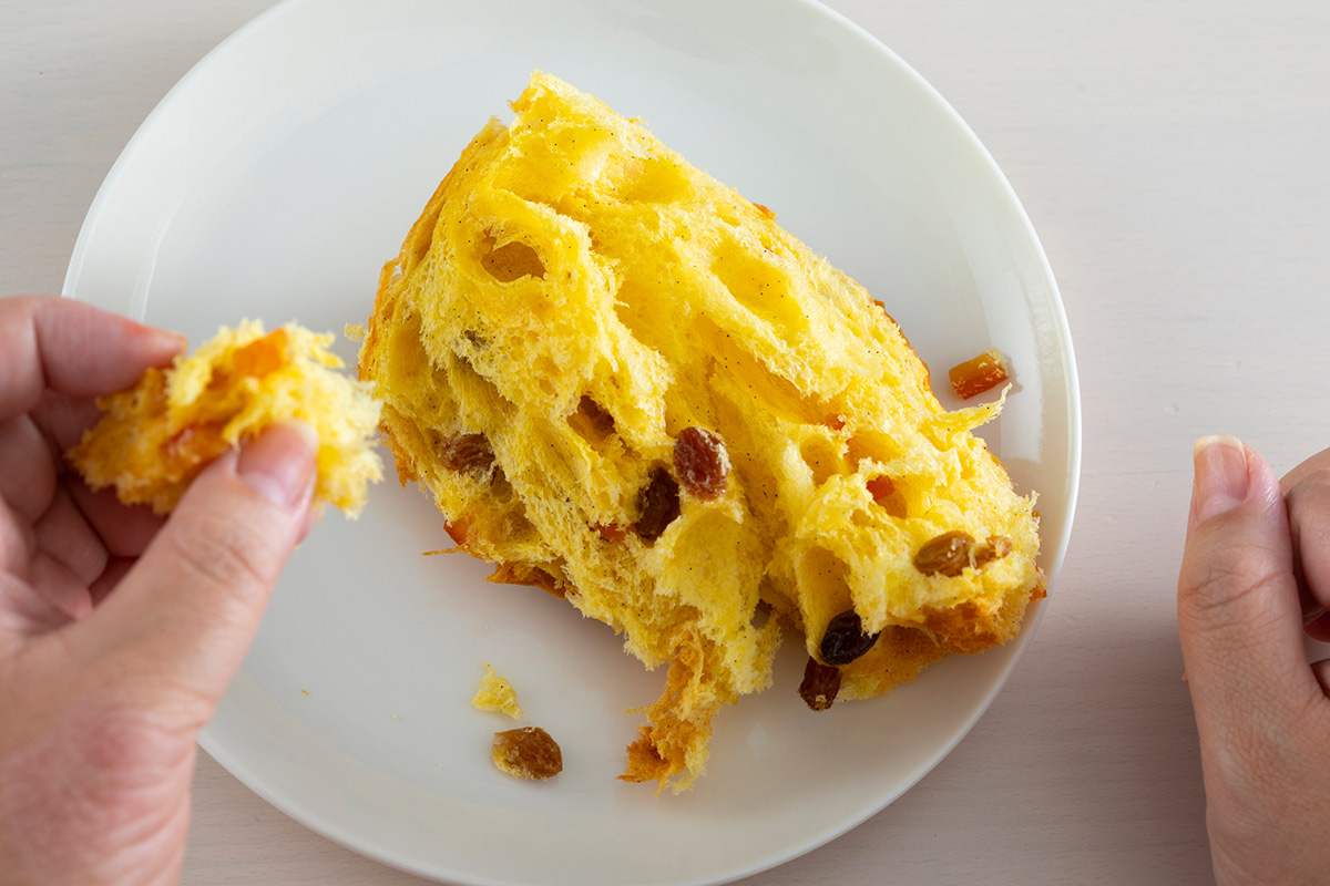 ぼる塾田辺さん絶賛 〈パティスリー ペシュミニョン〉の「パネトーネ」