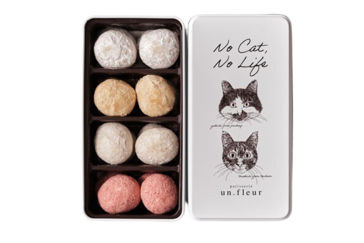 保護猫の応援ができるクッキー缶