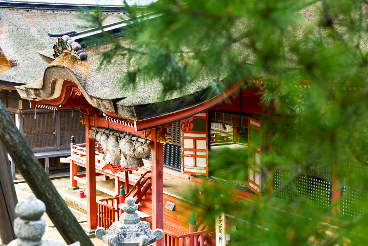 温泉宿〈界 出雲〉の日御碕神社の御祈祷。