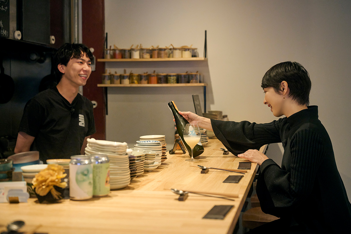 神楽坂　赤城神社近くの餐事　女性ひとり飲み