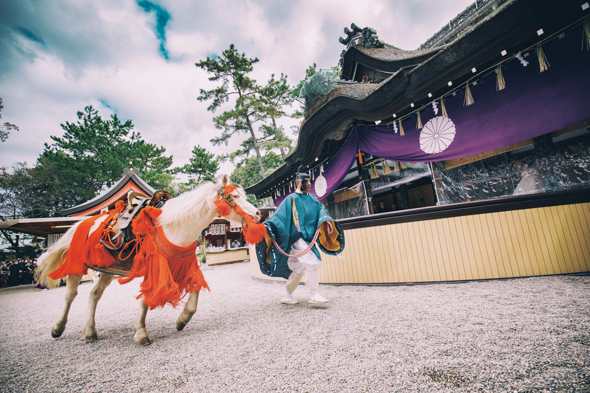 【大阪府】神馬とともに一年の平穏に祈りを捧げる大社へ。〈住吉大社〉