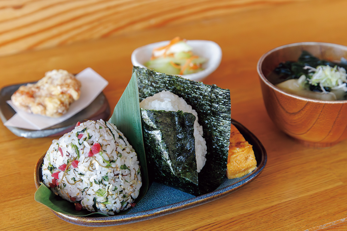 日本人のソウルフードをバランスよく配合した県産米で。〈おむすび一路〉／郡山　福島　お米が美味しいお店