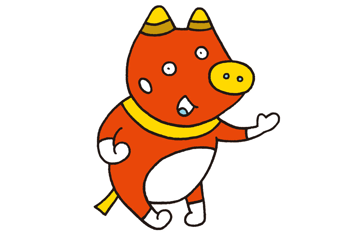 福島のゆるキャラ　ベコ太郎