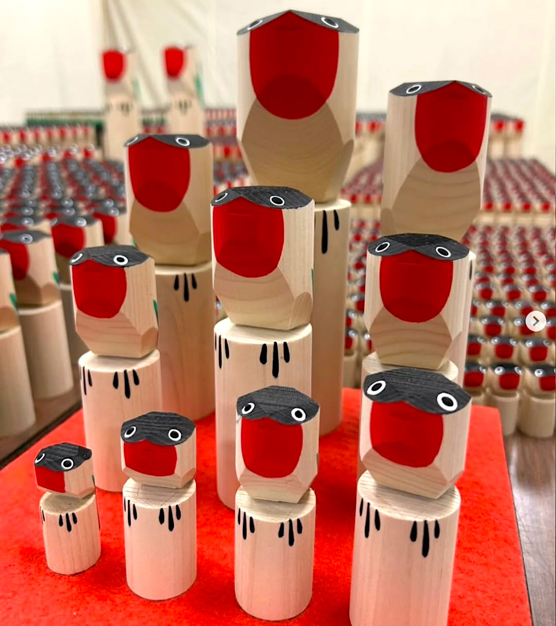 広重も描いた江戸の名所、【亀戸天神社】のかわいい鷽鳥（うそどり）