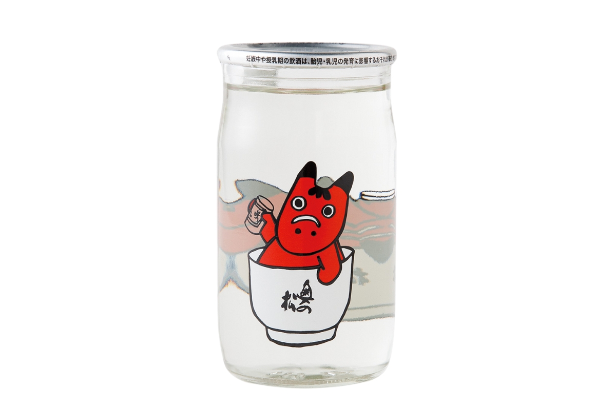 福島県のアンテナショップ〈日本橋ふくしま館‒MIDETTE〉で買える中通りエリアのグルメ2. 〈奥の松酒造〉の奥の松 本醸造辛口 べこカップ