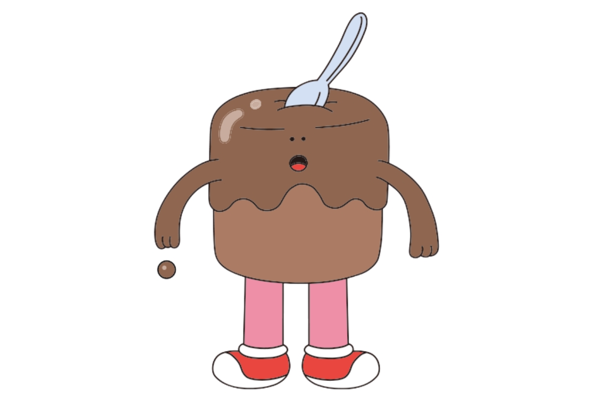 フォンダンショコラキャラクターのイラスト