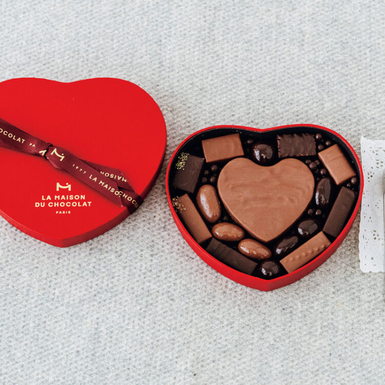 〈La Maison du Chocolat (ラ・メゾン・デュ・ショコラ) 〉の「ハート ギフトボックス S1」 バレンタイン