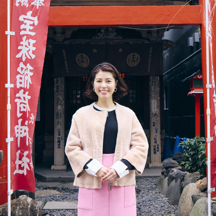 神田愛花 銀座 稲荷神社 神田愛花 銀座 稲荷神社
