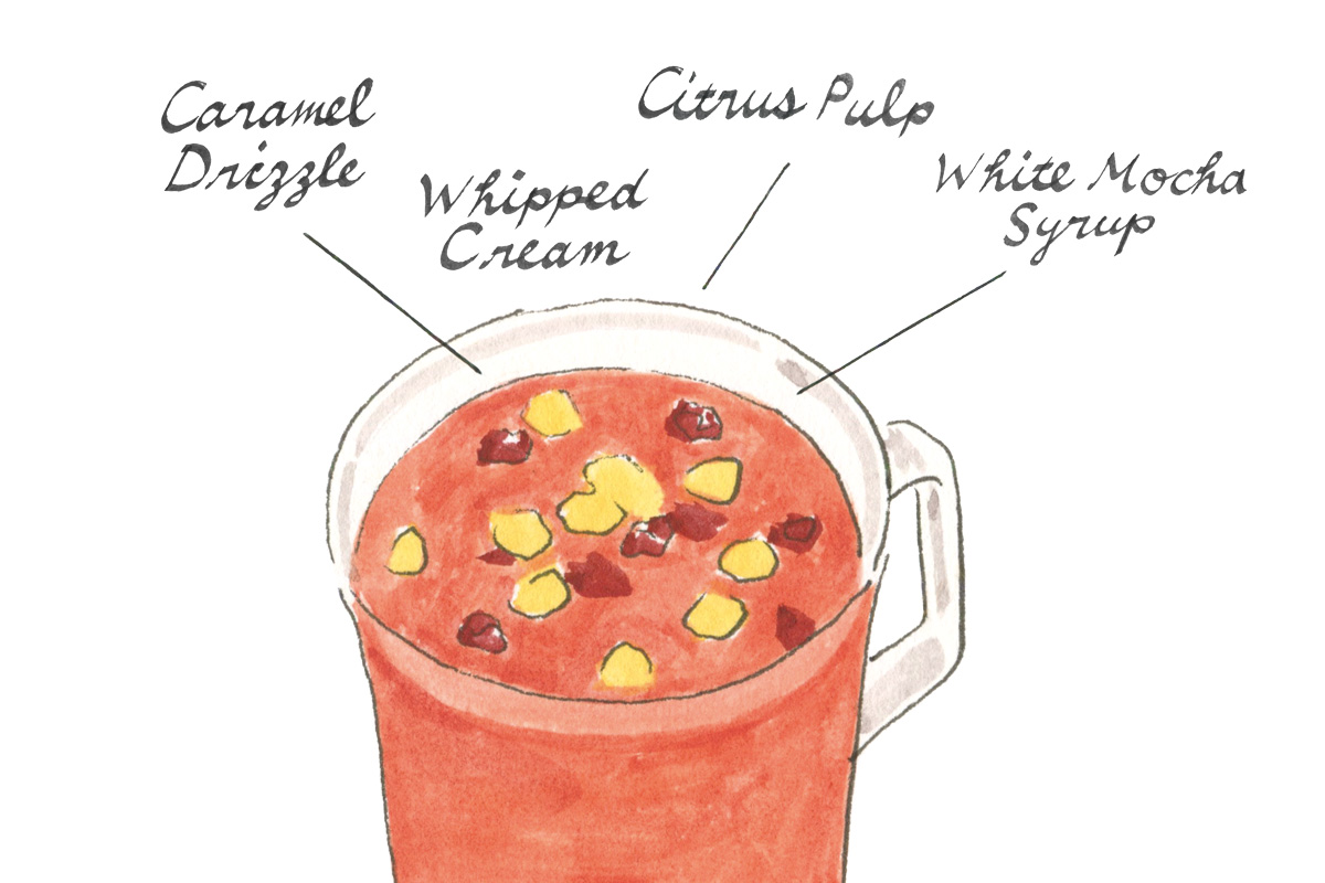 〈Starbucks〉の「ホットアップルサイダー」