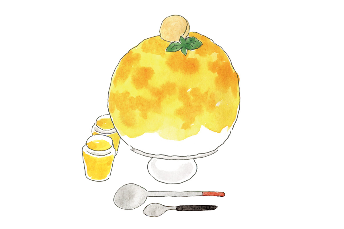 〈SETOUCHI HIDAMARI KAKI-GORI〉の「柑橘3種」