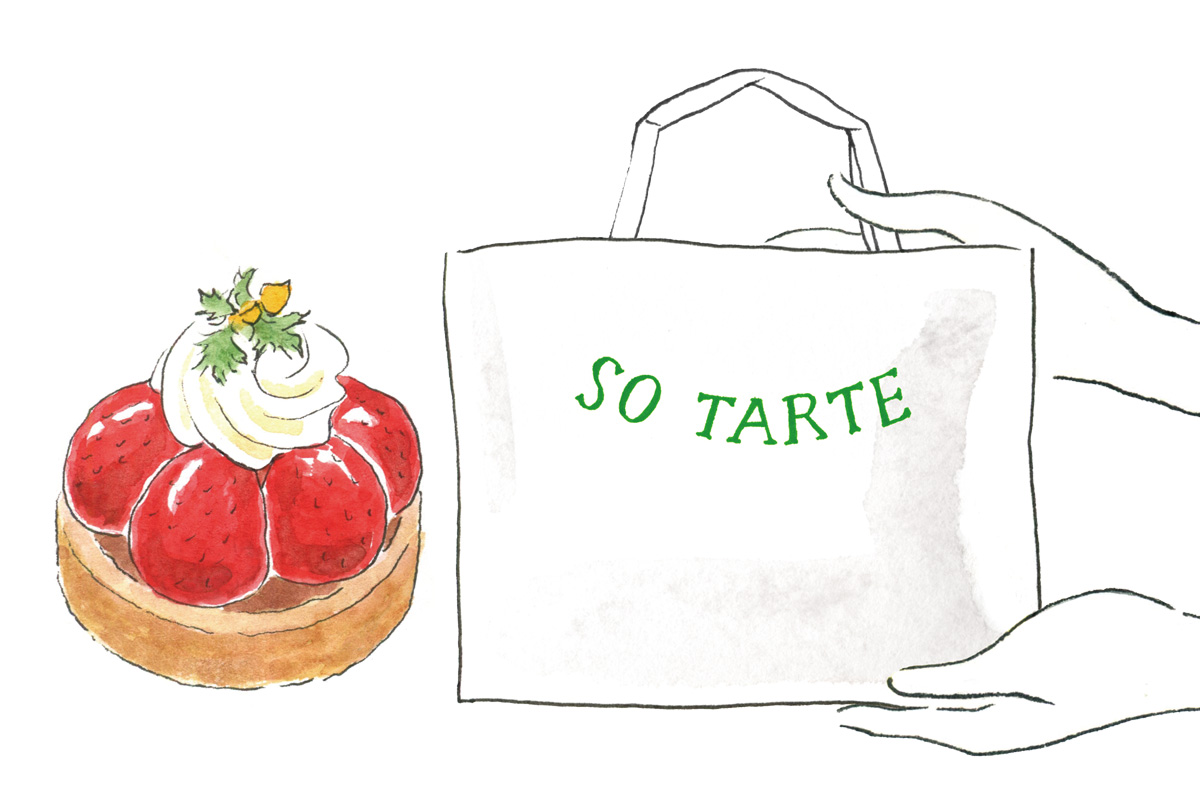 〈SO TARTE〉の見た目もかわいい「ストロベリータルト」