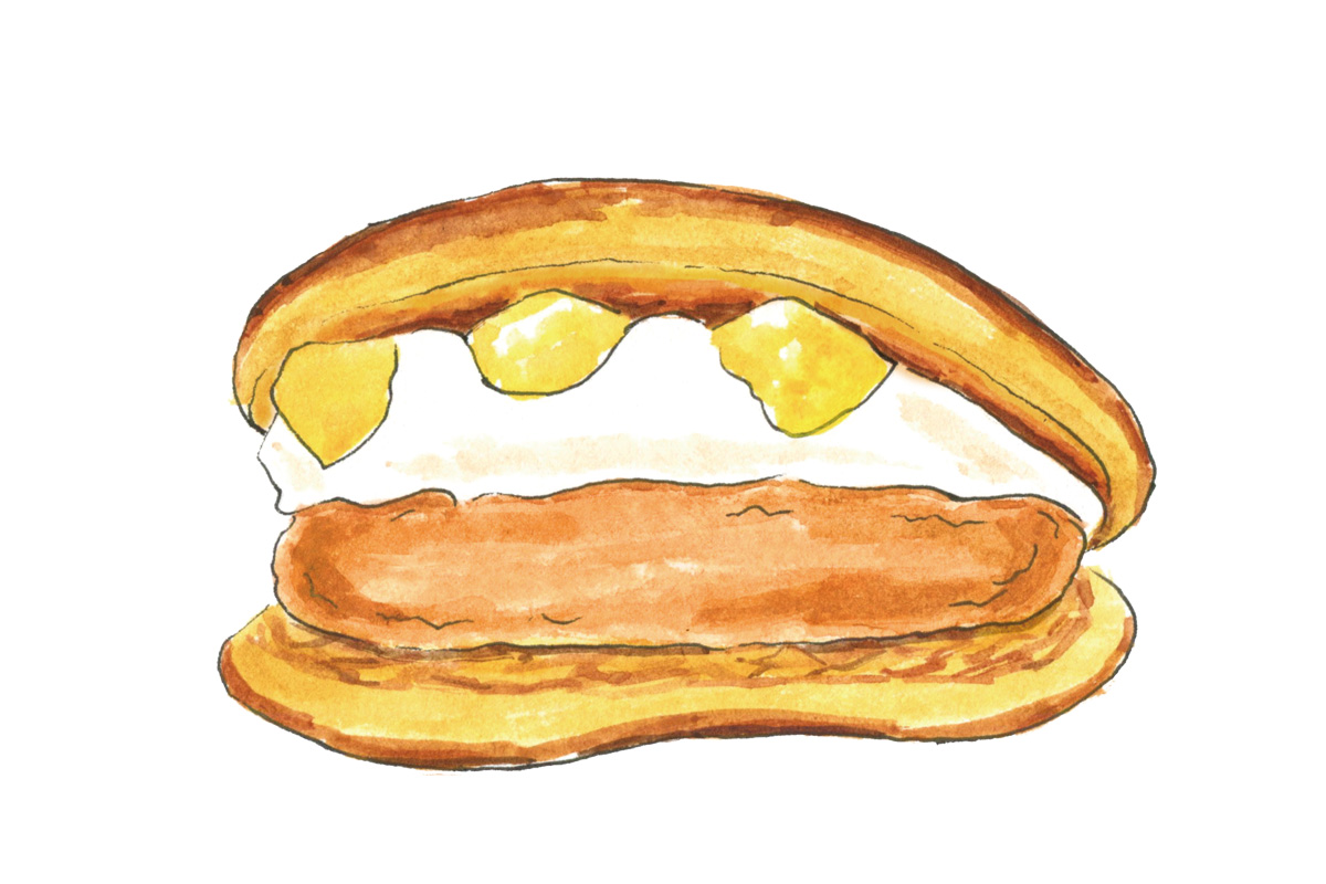 〈赤坂おぎ乃 和甘〉の生どらやき「和栗と洋栗のモンブラン」