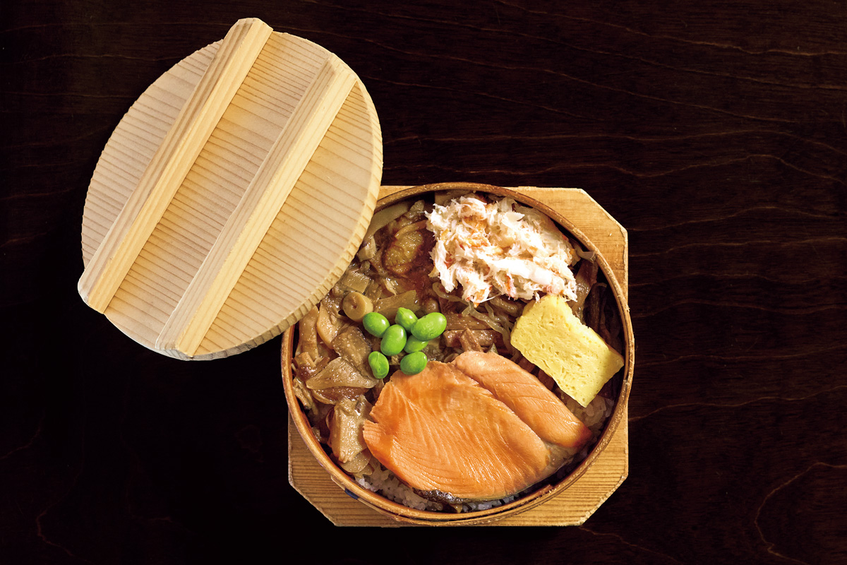 会津エリアの郷土料理 わっぱ飯