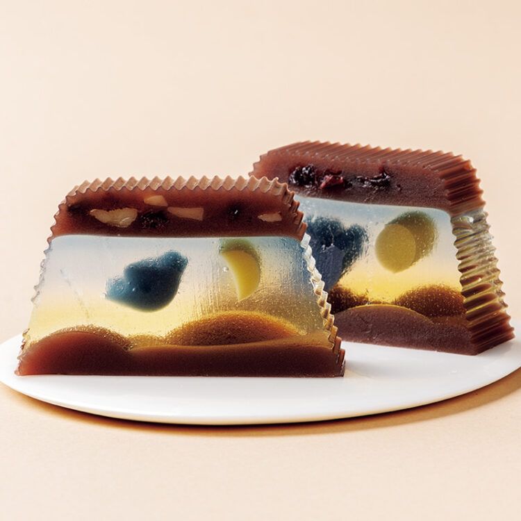 〈会津長門屋〉の「羊羹ファンタジア Fly Me to The Moon」